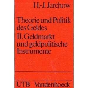   und geldpolitische Instrumente  H. J. Jarchow Bücher