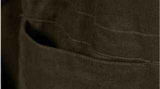 New Brown Hooded Zip Up Military Jacket Size _Free  