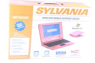 SYLVANIA SYNET07526 R 7 LCD RED LAPTOP NETBOOK  