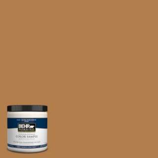 BEHR Premium Plus 8 oz. Caramel Sauce Interior/Exterior Paint Tester 