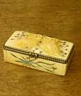 Oriental Trinket Box #SO3821 Bone Box with OWLS, MIB new from our 