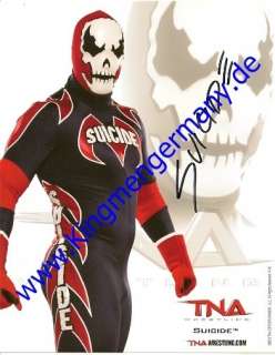 Suicide Original Autogramm TNA Wrestling COA Nr 01142 in Nordrhein 