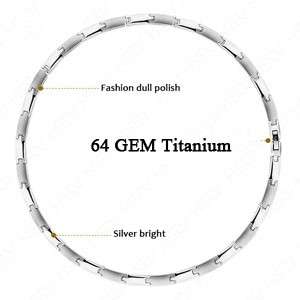   Germanium Titanium Steel Energy Necklace Power Balance for Men Women