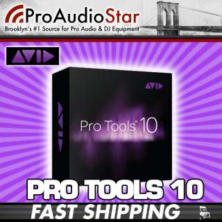   ProTools 10 Digidesign Pro Tools Software Mac PC Windows PROAUDIOSTAR