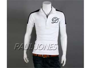 Smart TEE Mens New Fashion Short sleeve Polo Shirt T shirt Tops 4 Size 