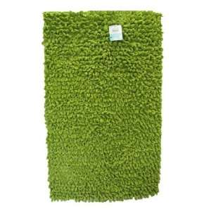 Badteppich Grün Langschlinge LOOP Baumwolle Batex, Größe60x100 