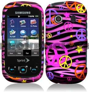 For SAMSUNG ENTRO Hard Case Phone Cover PINK PEACE  