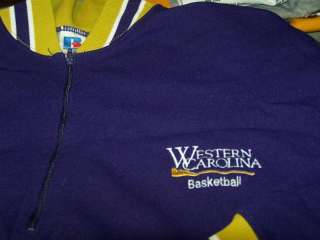 WESTERN CAROLINA Basketball Team Issued Warmup Suit VTG  