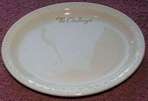 Union Pacific Challenger Railroad Oval Dinner Platter 9 3/4  