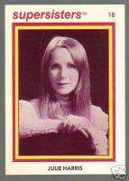 JULIE HARRIS 1979 Supersisters BIO CARD Actress Picture  