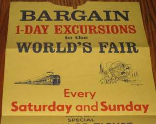 Pennsylvania Railroad Worlds Fair 1964 New York Flyer  