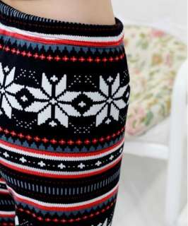 multi style Nordic Snow Knitted Womens Leggings Tights, Comfy, Great 