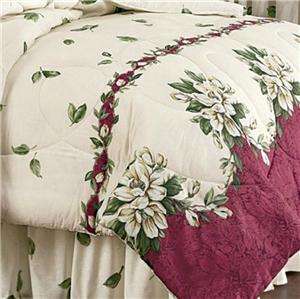 Southern Charm Magnolia Comforter Set Queen Size ~Free USA Shipping 