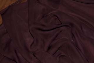 CHIFFON FABRIC SHEER AUBERGINE POLYESTER 60 BTY BRIDAL PAGEANT HOME 