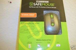 Classified SAFEMOUSE 4GB File Backup Secure Mouse NEW  