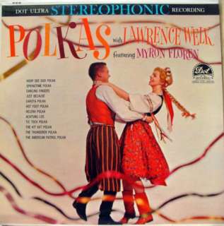 MYRON FLOREN polkas with lawrence welk LP VG+  