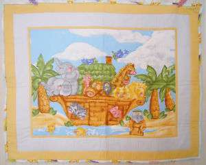 Donna Dewberry Noah Ark Baby Handmade & Finished Quilt  