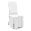  Hussen Husse Stuhlhusse Stuhlbezug Stuhlüberwurf Weiß 