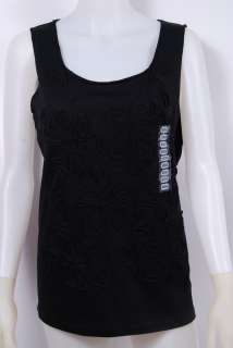Brand New Jones New York Cotton Tank Top with Applique for Ladies in 
