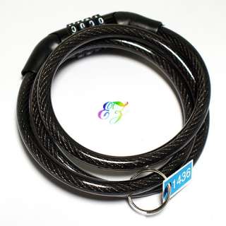 New Bike Lock Bicycle Cable With 3 Chain Combination UK  