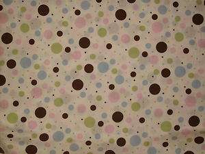 NEW) Pretty Dots Brown, Pink, Green and Blue Bed Set  