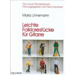 Leichte Folklorestuecke. Gitarre  Linnemann Maria Bücher