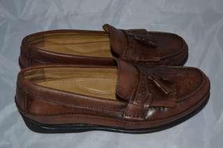 DOCKERS MENS DRESS SHOES BROWN LOAFER SLIP ON SIZE 9W  