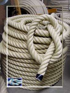 Handlaufseil 40 mm Polyhanf Seil, 1 Meter Treppenseil  