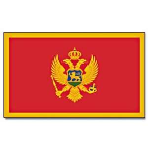 Flagge Montenegro   90 x 150 cm [Misc.]  Garten