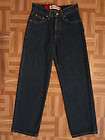   550 Relaxed Fit Straight Leg Blue Denim Jeans 14 Slim 25 27 Levis