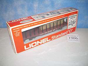 Lionel Santa Fe Flat Car And Load Standard O Scale 6 9823  