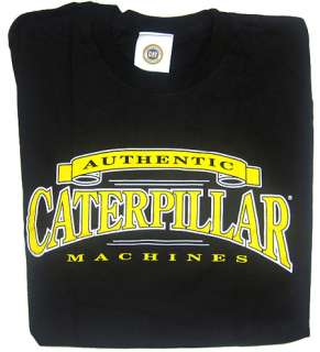Caterpillar Mens Black CAT Logo T Shirt NEW sz M Short Sleeve Shirt 