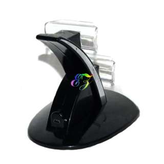 LED Charging Dual Stand Dock Charger For PS3 Controller  
