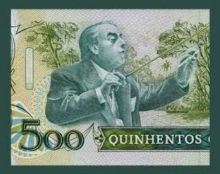 500 CRUZADOS Banknote BRAZIL   1987   VILLA LOBOS   UNC  