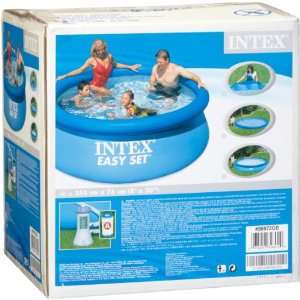 Intex 56972GS   Pool Set Easy Set mit Pumpe 244 x 76 cm  
