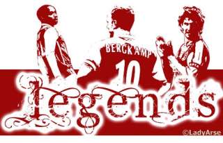 Arsenal Legends Henry Bergkamp Adams 10x8 Matte Print  