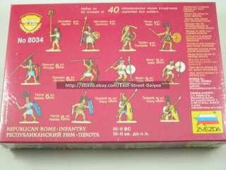 ZVEZDA 1/72 figure 8034 Republican Rome Infantry  