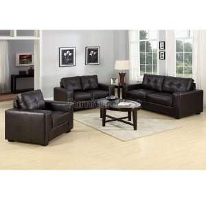 Acme Furniture Crystal Brown Living Room Set 1500 slr set  