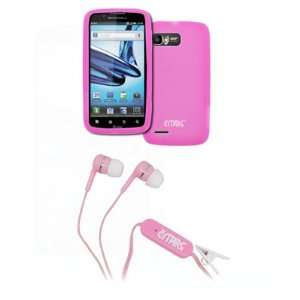  EMPIRE Motorola Atrix 2 Hot Pink Silicone Skin Case Cover 