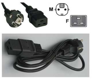   APC AP9875 IEC 230 C19 to SCHUKO CEE7/EUI 16P Cable