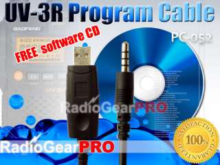   USB Prog Cable for BAOFENG UV 3R UV3R + Software CD