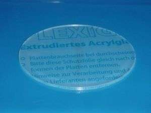 Plexiglas® Zuschnitt Rund Millimetergenau 8 mm stark  