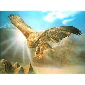   3D Lenticular Picture / Poster 10.5 X 13.5   EAGLE