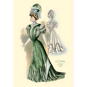  Le Costume Royal Emerald Gown 20x30 poster