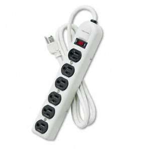  Fellowes® Six Outlet Metal Power Strip STRIP,POWER,6 OUT 