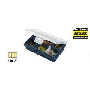 Flambeau Outdoors Zerust Fly Box With 4 Partitions And 2 Removable 