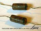1950 52 Fender Esquire C D Capacitor Resistor Kit  Boutiques 