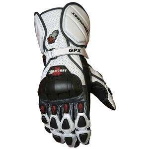  Joe Rocket GPX 2.0 Gloves   Large/White/Gunmetal 