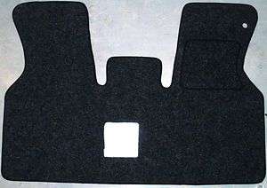 VW T4 VAN MAT IN ANTHRACITE CARPET TAYLORED TO FIT TWIN PASSENGER SEAT 