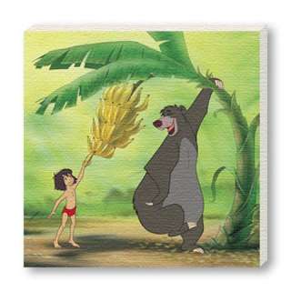   Jungle Book Baloo and Mowgli Disney Animation Movie Canvas 04P0  
